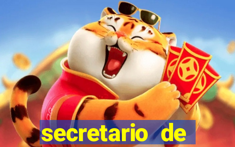 secretario de esporte salario